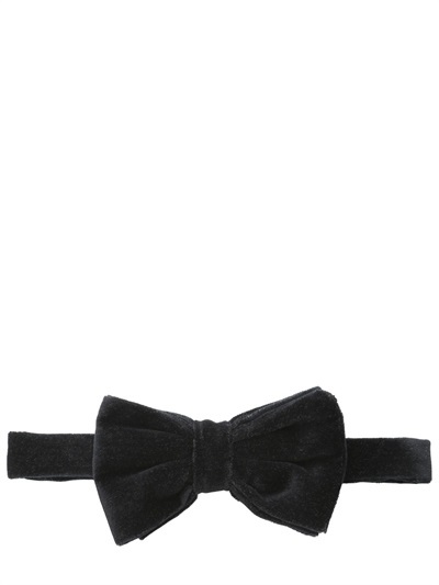 Glittered Velvet Bow Tie | Where to buy & how to wear