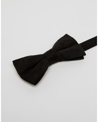 Reclaimed Vintage Inspired Velvet Bow Tie Black