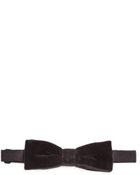 Dolce & Gabbana Solid Velvet Bow Tie Black