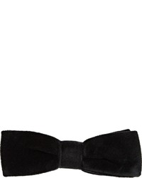 Dolce & Gabbana Velvet Bow Tie Black