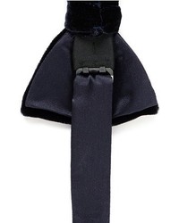 Lanvin Velvet Silk Bow Tie