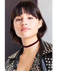 Urban Outfitters Claire Velvet Choker Necklace