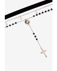 Factory Kathryn Rosary Collar Necklace