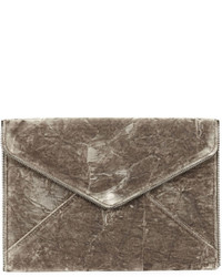 Rebecca Minkoff Leo Velvet Envelope Clutch Bag
