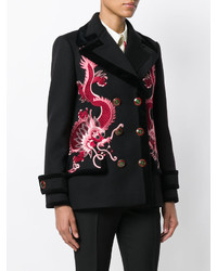 Gucci Dragon Embroidered Coat