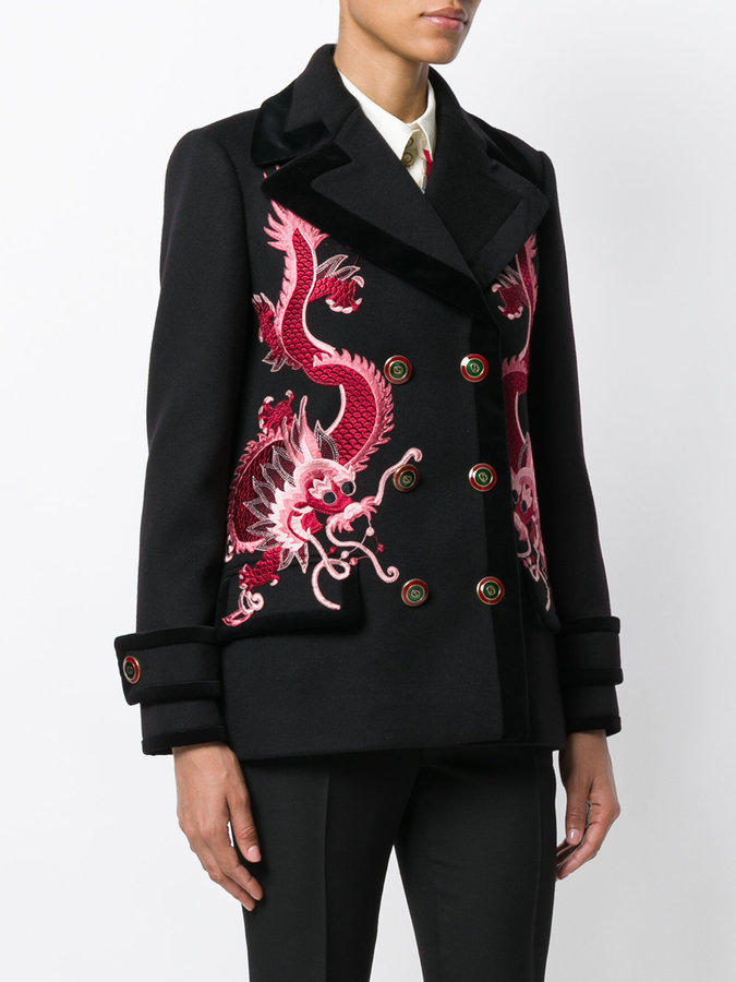 Gucci dragon outlet coat