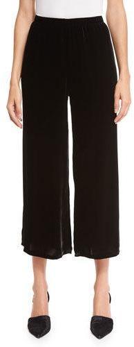 eileen fisher velvet wide leg pants