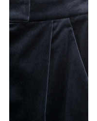 Brunello Cucinelli Wide Leg Cropped Velvet Pants