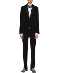 Marc Jacobs Velvet Suit Pants With Satin Trim