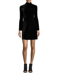 Rebecca Minkoff Cursa Velvet Mini Dress Black