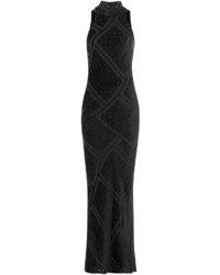 Maison Margiela Floor Length Dress With Velvet