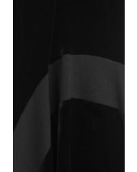 DKNY Velvet Dress With Asymmetric Hemline