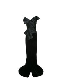 Marchesa Structured Bow Detail Dress
