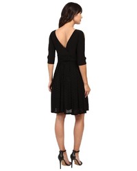 Adrianna Papell Velvet Burnout Party Dress Fit And Flare Dress