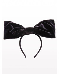 American Apparel California Select Originals Velvet Oversized Bow Headband