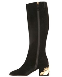 Nicholas Kirkwood 60mm Polly Petal Riley Velvet Boots