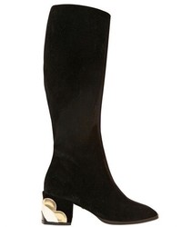 Nicholas Kirkwood 60mm Polly Petal Riley Velvet Boots