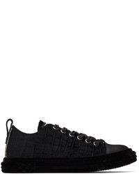 Giuseppe Zanotti Black Velvet Sneakers