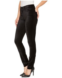 Paige Hoxton Velvet Skinny In Black Overdye Jeans