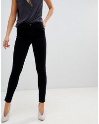 J Brand Maria High Rise Velvet Skinny Jeans