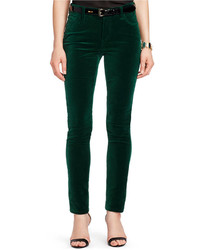 Lauren Ralph Lauren Sleek Skinny Velvet Pants