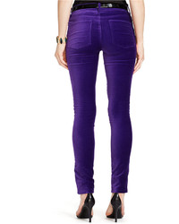 Lauren Ralph Lauren Sleek Skinny Velvet Pants