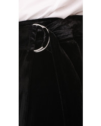 Frame Velvet D Ring Wrap Skirt