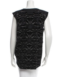 Theyskens' Theory Patterned Sleeveless Top W Tags
