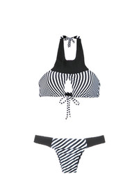Amir Slama Striped Bikini Set