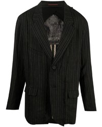 Ziggy Chen Pinstripe Oversized Blazer