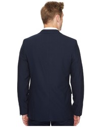 Calvin Klein Slim Fit Two Button Notch Lapel Fine Cord Stripe Bi Stretch Jacket Coat