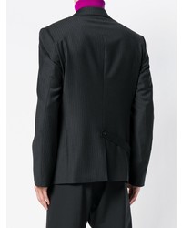 Chalayan Strap Pinstripe Suit Jacket