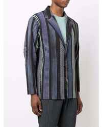 Homme Plissé Issey Miyake Striped Pleated Shirt