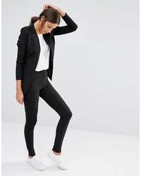 Yas Tall Penno Fitted Collarless Blazer