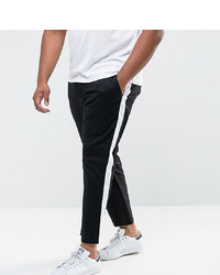 ASOS DESIGN Asos Plus Slim Cropped Trousers With In Black