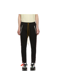 Rhude Black And Red Traxedo Trousers