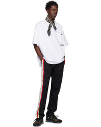 Incotex Red x FACETASM Black Striped Trousers
