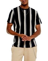 Topman Luke Classic Fit Stripe Pique T Shirt