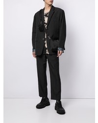 FIVE CM Pinstripe Hybrid Denim Blazer