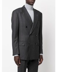 Tom Ford Double Breasted Pinstripe Blazer