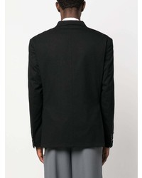 Family First Pinstriped Double Breasted Blazer