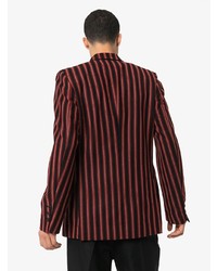 Ann Demeulemeester Striped Double Breasted Blazer