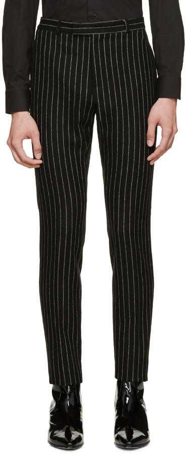 saint laurent striped pants