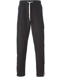 Dolce & Gabbana Piped Pinstriped Track Pants