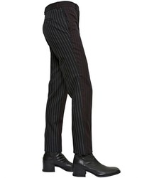 Givenchy 17cm Pinstriped Wool Flannel Pants