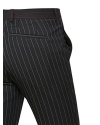 Givenchy 17cm Pinstriped Wool Flannel Pants