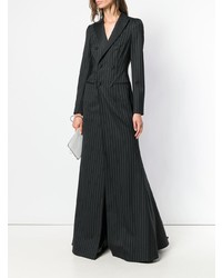 Moschino Pinstriped Double Breasted Gown