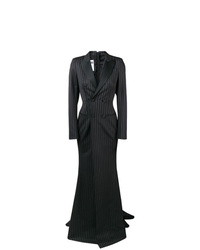 Moschino Pinstriped Double Breasted Gown
