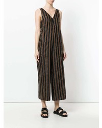 Golden Goose Deluxe Brand Paisley Pattern Striped Jumpsuit