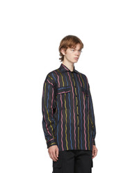 Moschino Black Stripe Fantasy Shirt